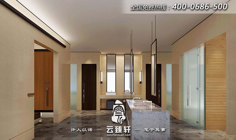 養(yǎng)生會(huì)所的女賓洗浴區(qū)一角