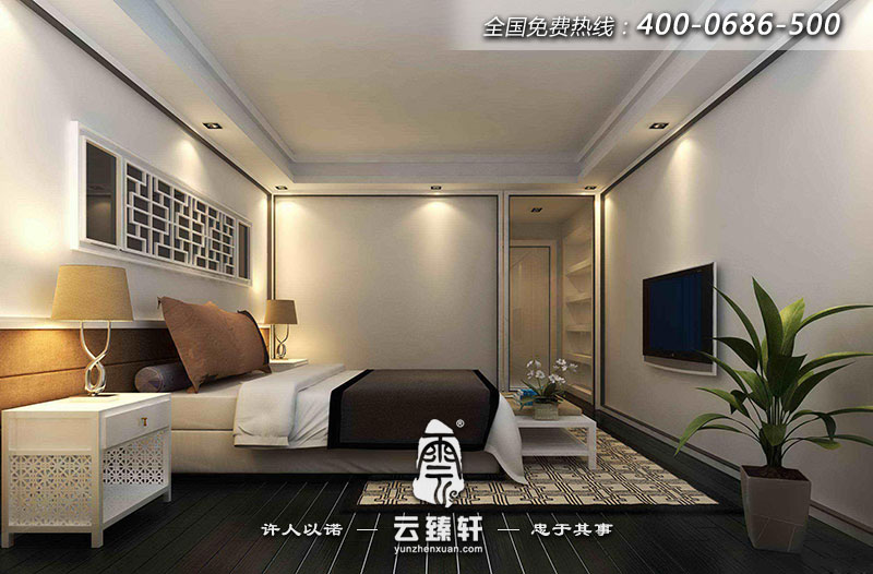 臥室的簡(jiǎn)約中式裝修