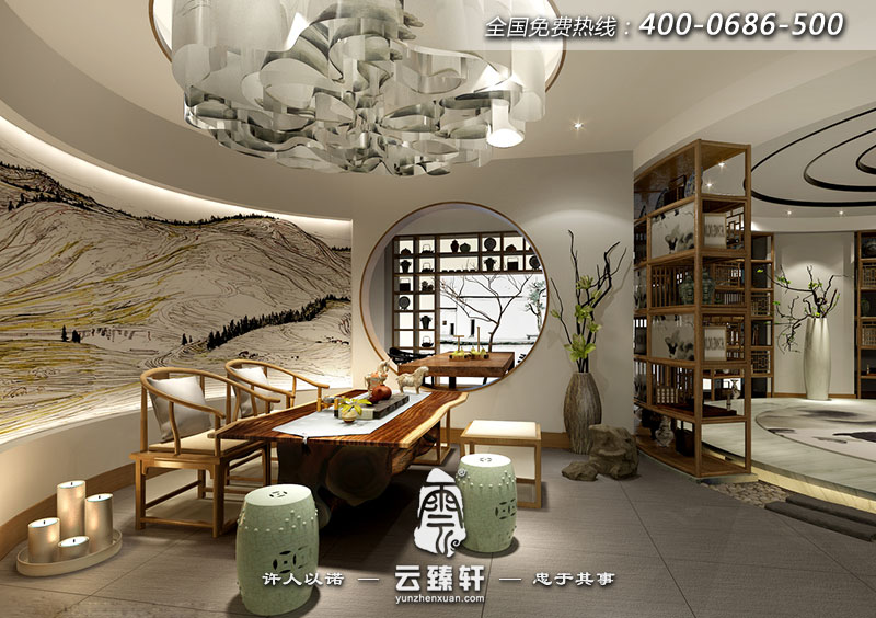 會(huì)所的茶室裝修