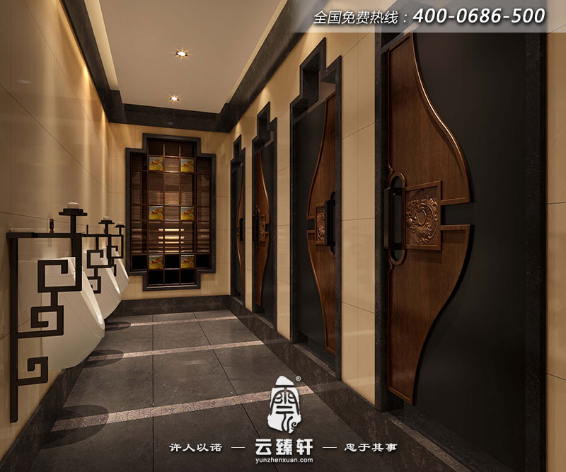 古典中式餐廳衛(wèi)生間裝修效果圖