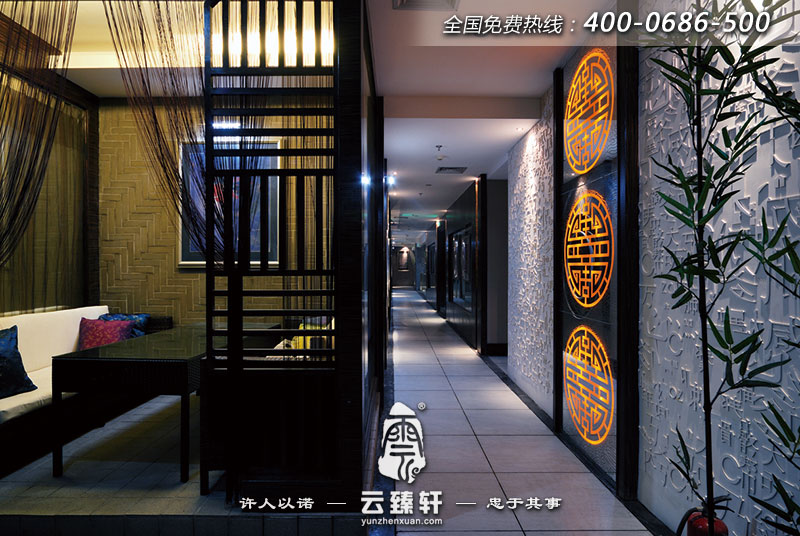 簡(jiǎn)約的茶館卡座設(shè)計(jì)