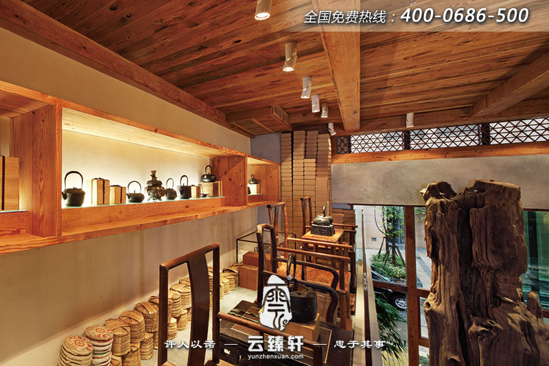 茶樓二層展廳設(shè)計