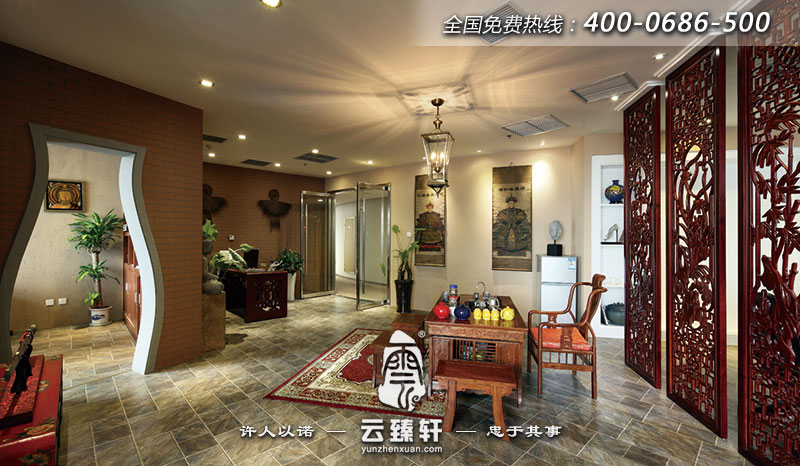 復(fù)古中國風(fēng)辦公室設(shè)計