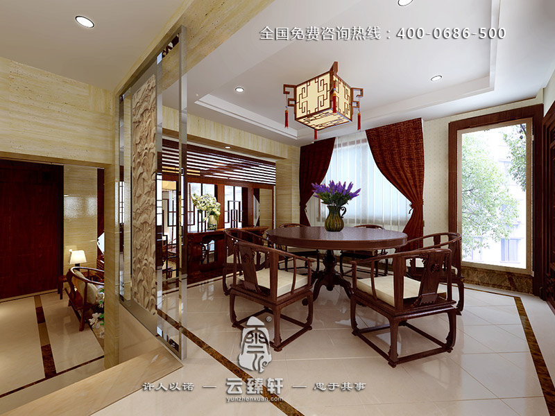 入戶門對(duì)餐廳風(fēng)水效果圖