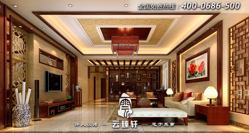 北京現代新中式家具效果圖