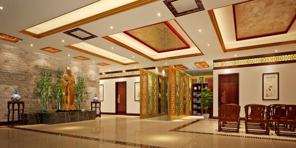 中式中醫(yī)館裝修效果圖