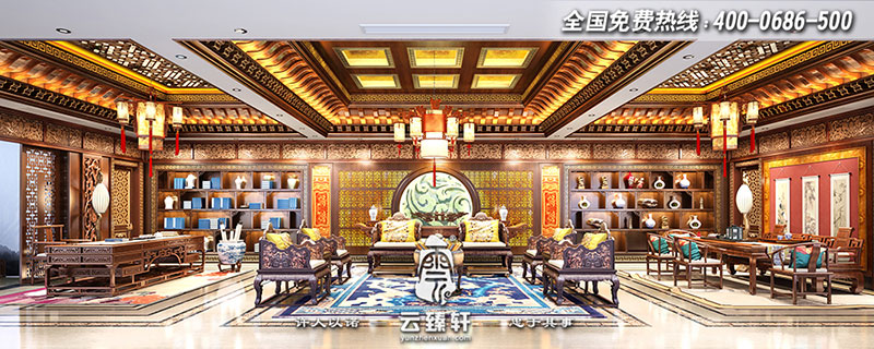 高端古典四合院中式會所設(shè)計(jì)圖片