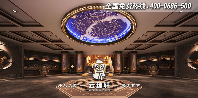 道觀大堂設(shè)計效果圖