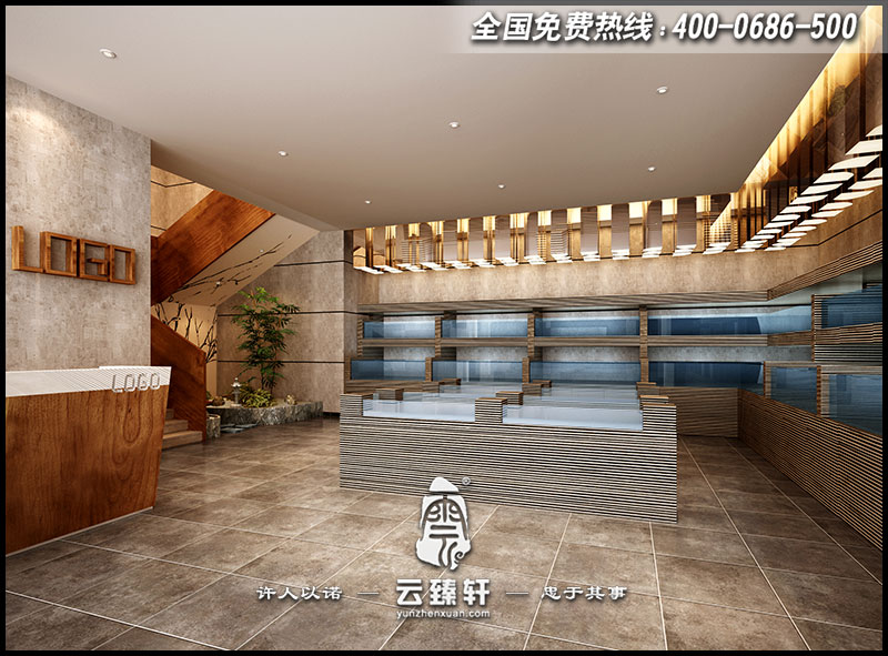 中式風(fēng)格餐廳門廳設(shè)計效果圖